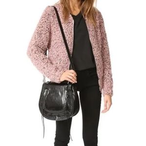 Rebecca minkoff saddle bag - black